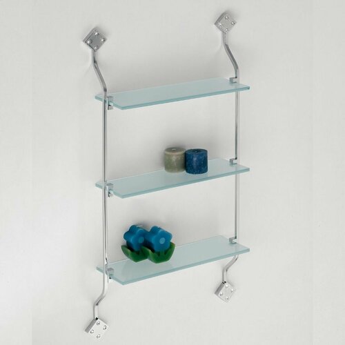 Полка тройная FLAB ARTEMIDE 2161 хром 410