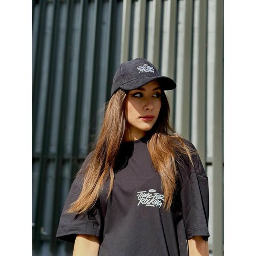 фото Бейсболка time for rocking, размер 59, черный