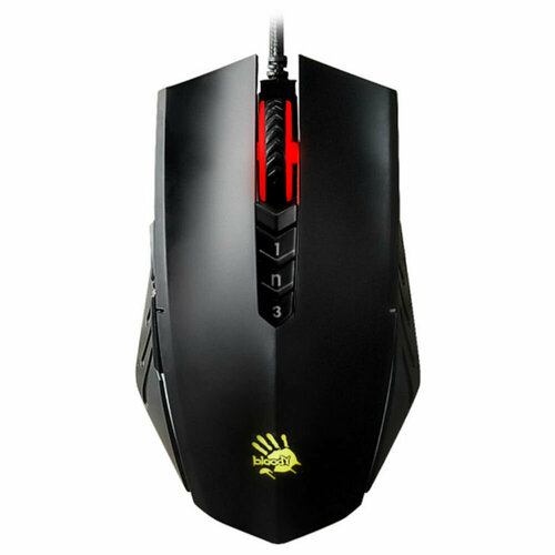 Мышь A4Tech Bloody A70 черный оптическая 6200dpi USB 8but A70 MATTE BLACK 178900₽