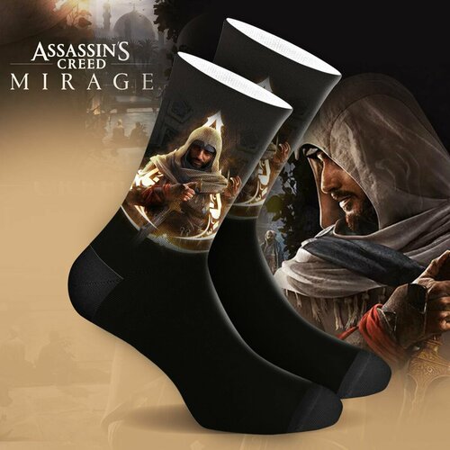 Носки MimiSocks, размер 41/43, мультиколор рюкзак ассасин assassins creed белый 4