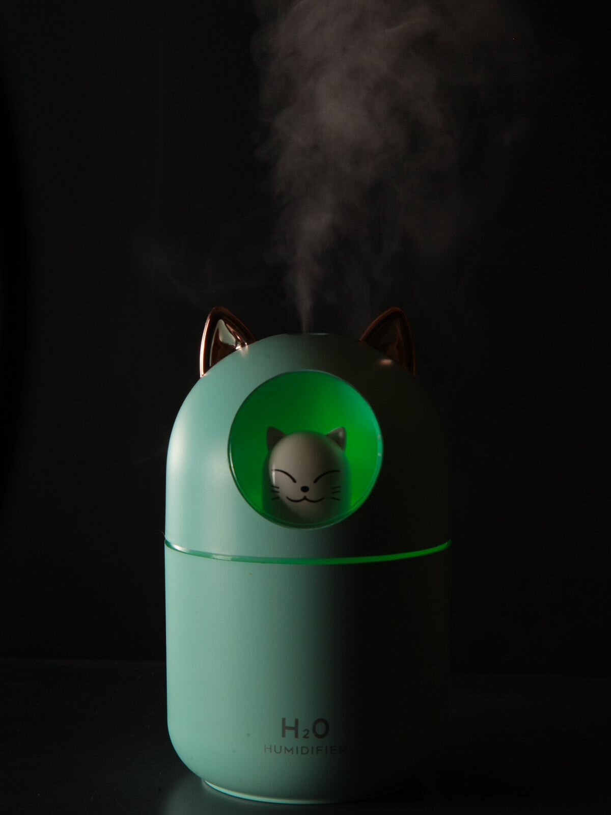 Увлажнитель воздуха мини с подсветкой "Котик" - фотография № 9