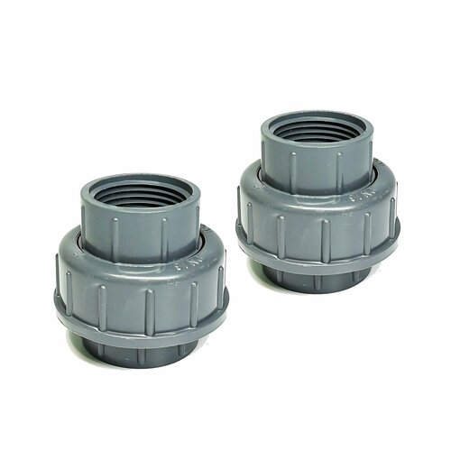 Муфта разборная американка ПВХ клеевое соединение 50 - внутренняя резьба 1 1/2