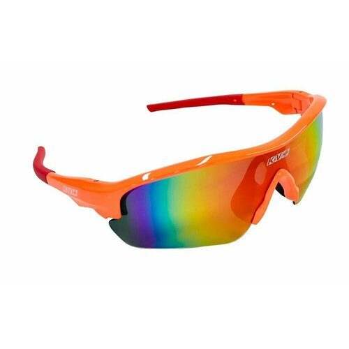 фото Солнцезащитные очки kv+, спортивные, оранжевый