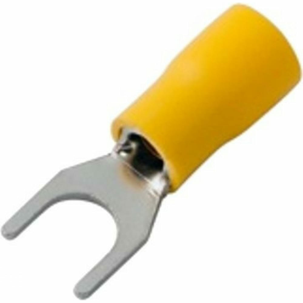 фото NORD YADA 906351 Клемма вилочная изолированная 6.5мм 4-6кв. мм (желтая) (НВи 6-6,5) TM Nord YADA