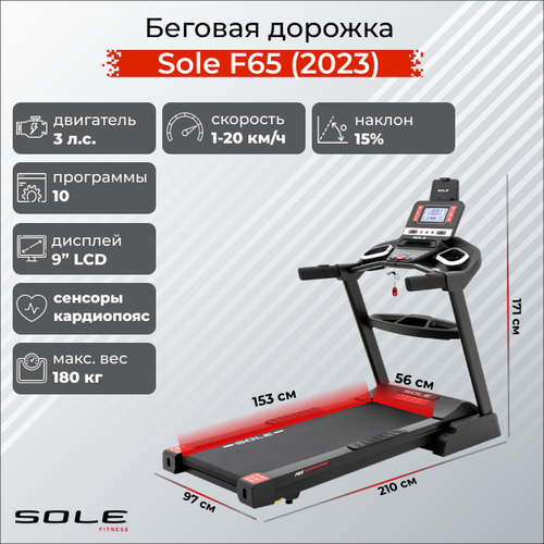 фото Sole беговая дорожка sole f65 (2023)