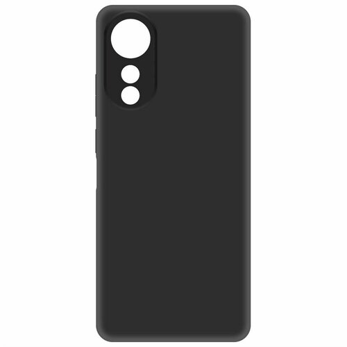 Чехол-накладка Krutoff Soft Case для OPPO A78 4G черный чехол накладка krutoff soft case моторы для oppo a78 4g черный