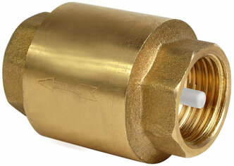 Обратный клапан с латунным штоком, 3/4" г/г (усиленный) TIM JH-1011