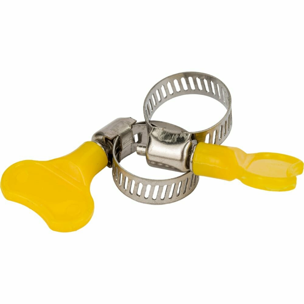 фото Хомут червячный бабочка Park, нержавеющая сталь, 12-20 мм, 2 шт