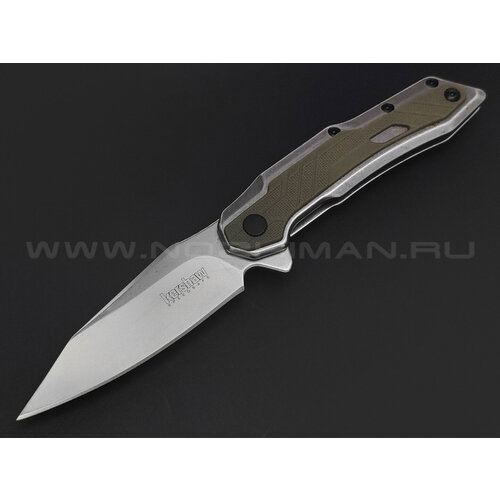 Нож Kershaw Salvage 1369 сталь 8Cr13MoV, рукоять Stainless steel, Glass-filled nylon