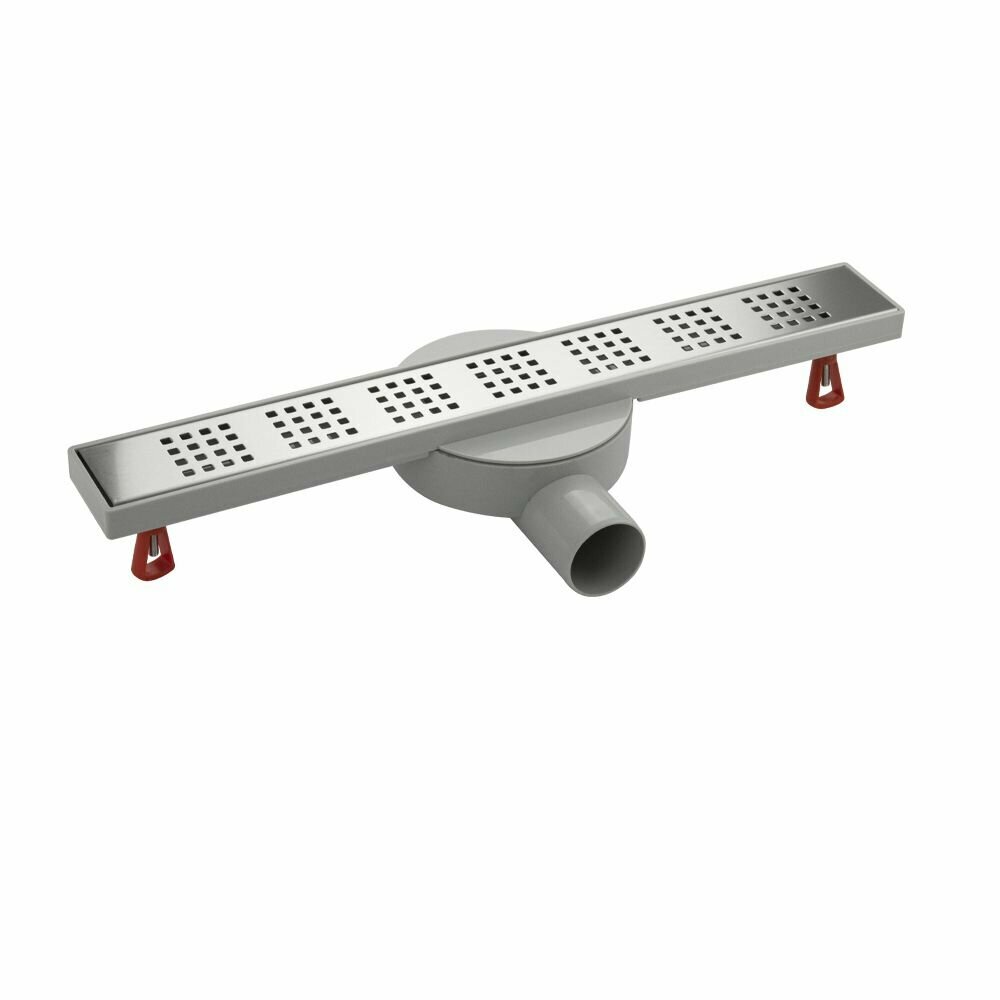 фото Трап сливной для душа MAK / 500х60 мм /, нержавеющая сталь - пластик АБС , линейный, горизонтальный , код: 51041