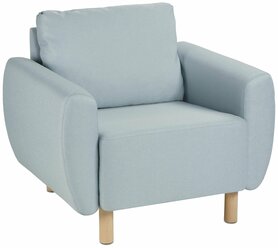 Кресло для отдыха ГУД ЛАКК Тулисия, 90х86х70 см, пастельно-голубой