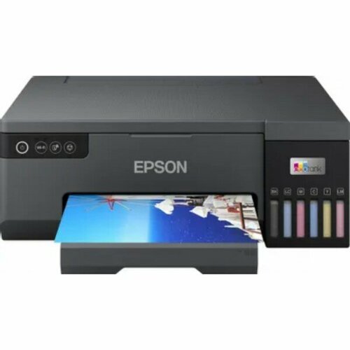 Принтер струйный Epson L8050 (C11CK37405), (A4, 6 цветов, 22 стр/мин, 5760x1440 dpi, USB, WiFi) принтер струйный epson l8050 a4 6цв 5760x1440dpi 22чб 22цв ppm снпч wifi usb c11ck37506