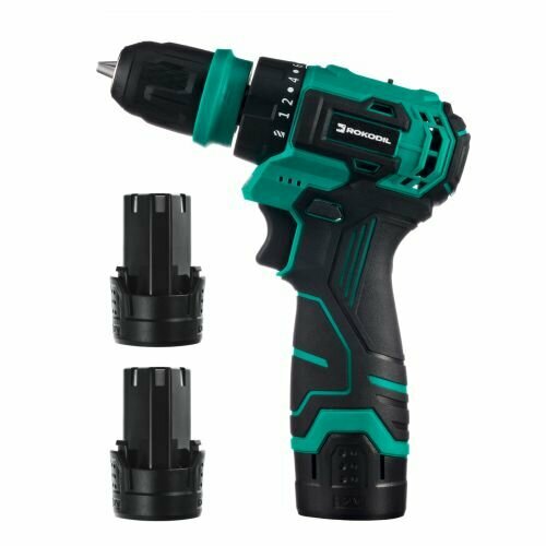 Бесщеточный аккумуляторный шуруповерт ROKODIL Twist 2 Air 12 В 36 Нм 2 Ач 1400 обмин 2 АКБ 791500₽