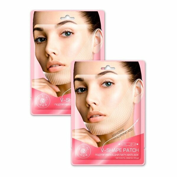Патч для подбородка Mi-Ri-Ne V-Shape Patch Anti-age для четкости овала лица 8г - фото №12