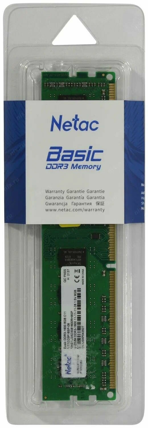 Netac 8GB DDR3 NTBSD3P16SP-08