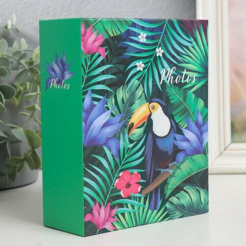 Фотоальбом на 100 фото 10х15 см пластик листы belle fleur Тукан 1шт 571₽