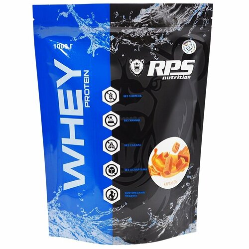 Протеин RPS Nutrition Whey Protein - 1000 грамм, карамель