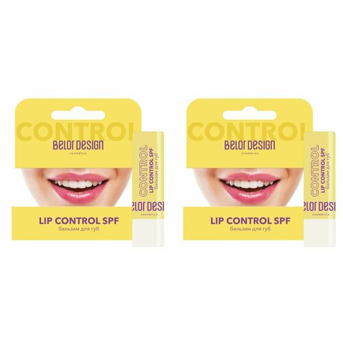 Belor Design Бальзам для губ, LIP CONTROL SPF, 2 уп belor design бальзам для губ lip control антибактериальный