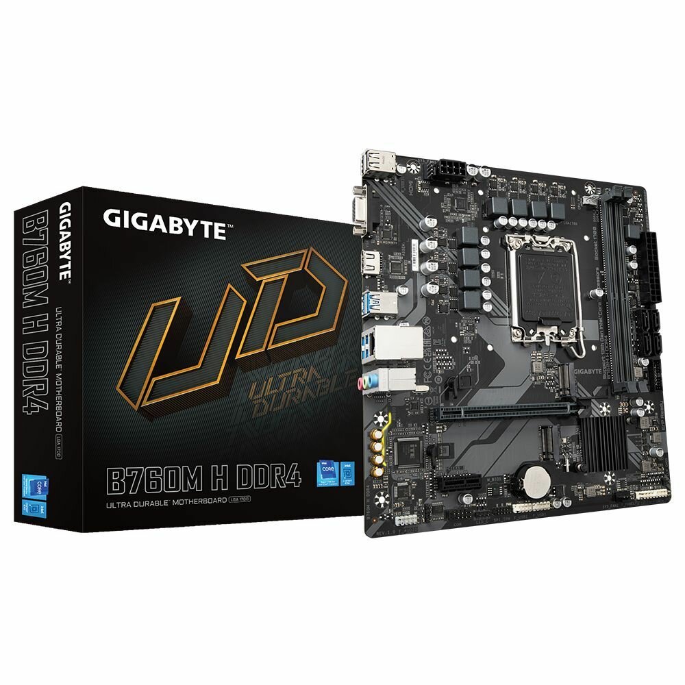 Материнская плата Gigabyte B760M H DDR4