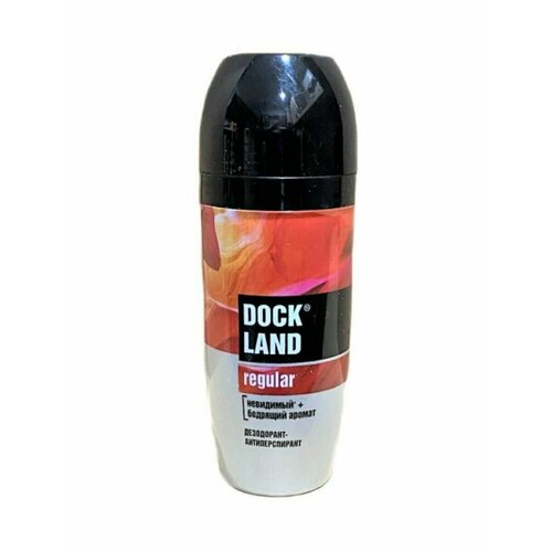 Дезодорант-антиперспирант, Dockland, Regular, мужской, шариковый, 50 мл