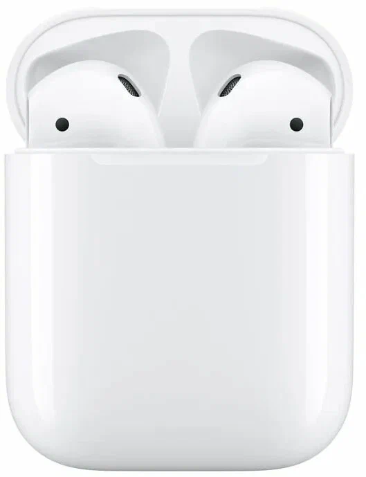 Беспроводные наушники Apple AirPods 2 в зарядном кейсе, белый