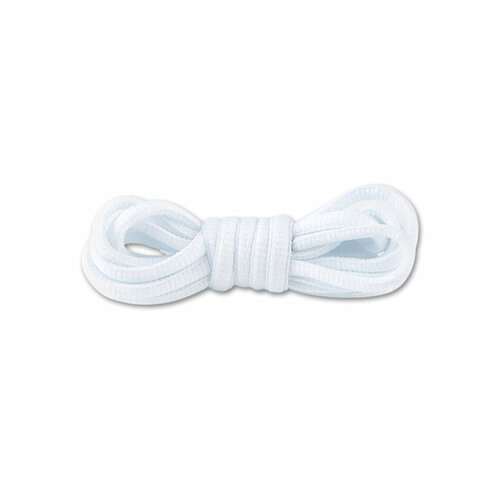 Шнурки овальные 120см - Белые