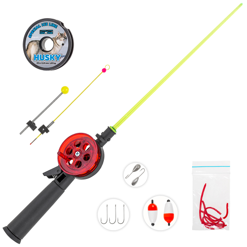 фото Удилище зимнее три кита набор ice master в блистере №4 (люкс)