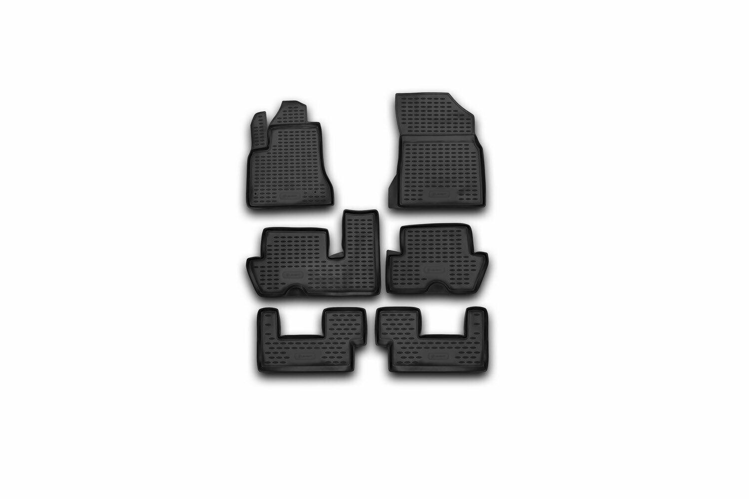 Коврики в салон подходят для CITROEN C4 Picasso, 01/2007-2013, 4 шт. (полиуретан) \ Ситроен C4 Пикассо