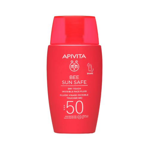 Apivita Bee Sun Safe Солнцезащитная невидимая эмульсия для лица SPF50 50 мл 1 шт