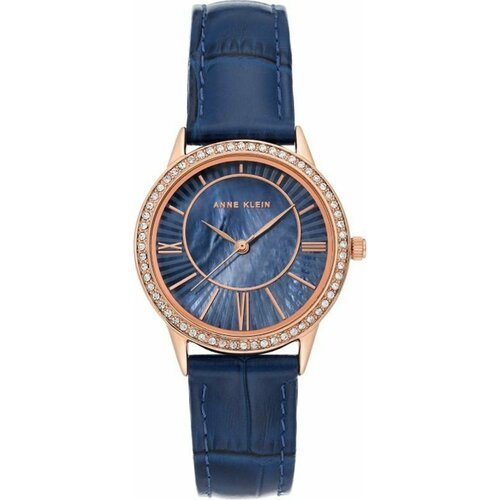фото Наручные часы anne klein leather, розовое золото
