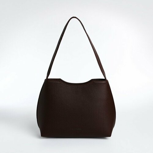 фото Сумка тоут textura, коричневый