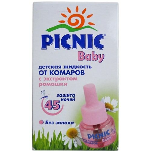 Жидкость для фумигатора Picnic Baby от комаров с экстрактом ромашки