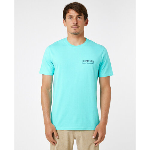 фото Футболка rip curl, размер l, бирюзовый