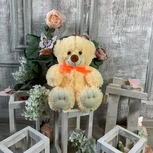 Плюшевый Мишка Бейли 50 см персиковый