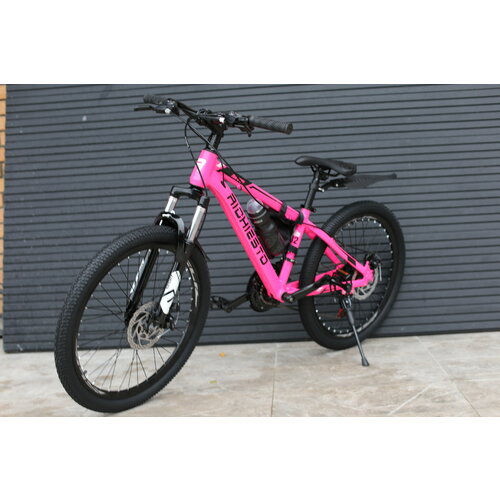 Велосипед Richiesto для девочек 24 дюйма алюминиевый горный фуксия 2115000₽