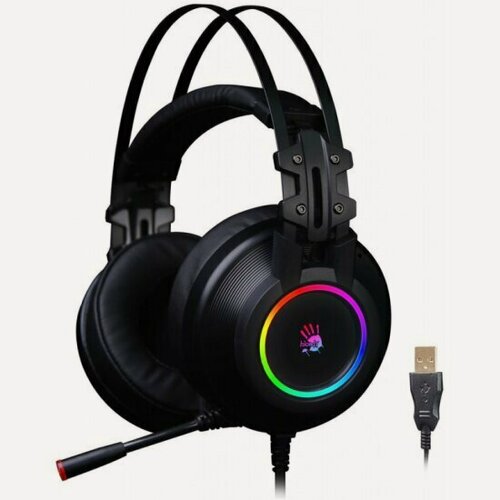 Изображение товара Игровые наушники A4TECH Bloody G528C, проводные (USB), черный