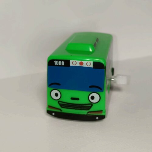 Автобус герои Тайо заводной размер 6.3.4 см зеленый. 4 шт компл масштабная модель tayo маленький автобус детский миниатюрный автобус малыш oyuncak гараж автобус тайо ударопрочный автомобиль