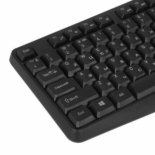 Клавиатура Genius 31310016402 проводная узкая, USB, 104 клавиши, защита от проливаний, регулировка наклона, черный - фото №5