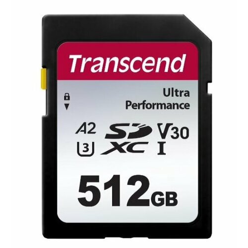 фото Карта памяти transcend 512gb 340s sdxc uhs-i u3 v30 (160/90 mb/s)