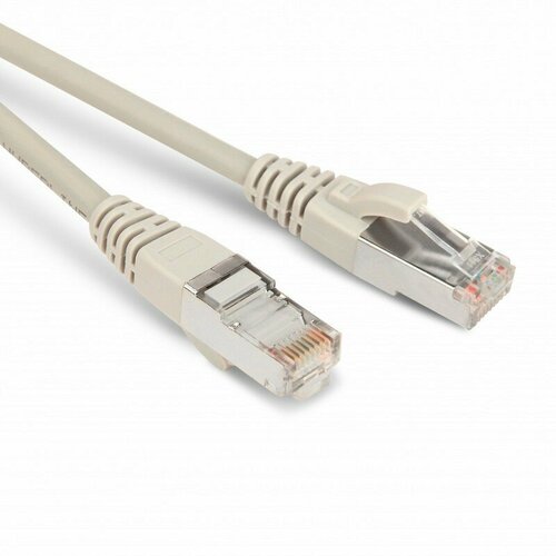 патч корд hyperline pc lpm utp rj45 rj45 c5e 1m lszh 1 м 1 шт серый Hyperline PC-LPM-STP-RJ45-RJ45-C5e-1M-LSZH-GY Патч-корд F/UTP, экранированный, Cat.5e (100% Fluke Component Tested), LSZH, 1 м, серый, цена за 1 шт