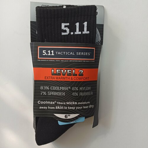 фото Тактические термоноски 5.11 tactical series level 2 (черные)