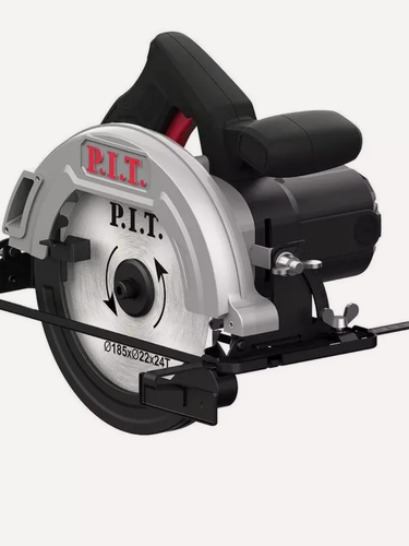 Изображение товара Пила циркулярная P.I.T. PKS185-C4 1200Вт, диск 185*20мм*24Т черная