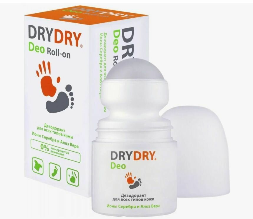Дезодорант Dry Dry (Драй Драй) роликовый для всех типов кожи Deo Roll-on 50 мл Lexima AB - фото №3