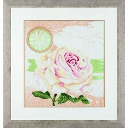 Набор дл явышивки Lanarte Белая роза р-р 36х39 см