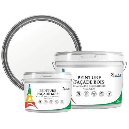 Краска для деревянных фасадов Paritet 2.5 л база A
