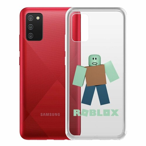 Чехол-накладка Krutoff Clear Case Roblox-Зомби для Samsung Galaxy A02s (A025) чехол накладка krutoff clear case roblox зомби для samsung galaxy a22s a226