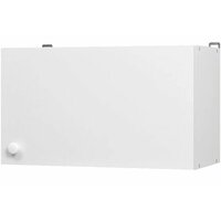 Кухонный модуль навесной шкаф для вытяжки Бэлла Аква 60х35х29см ЛДСП, белый