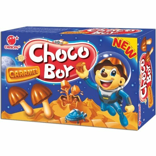 Печенье Orion Choco Pie ORION "CHOCOBOY CARAMEL" 45 г