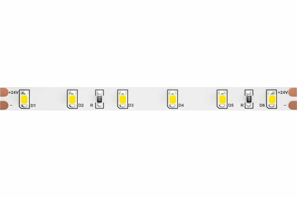 5м. Светодиодная лента теплого цвета 3000К, 4,8W, 24V, 60LED, IP65 Led strip Maytoni 10139 - фото №14