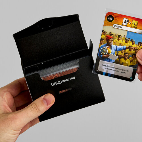 Картотека для игровых карт 64х89 от 80 до 100 карт 2 шт Standard40 Коробка для стандартных карт с разделителями 299₽